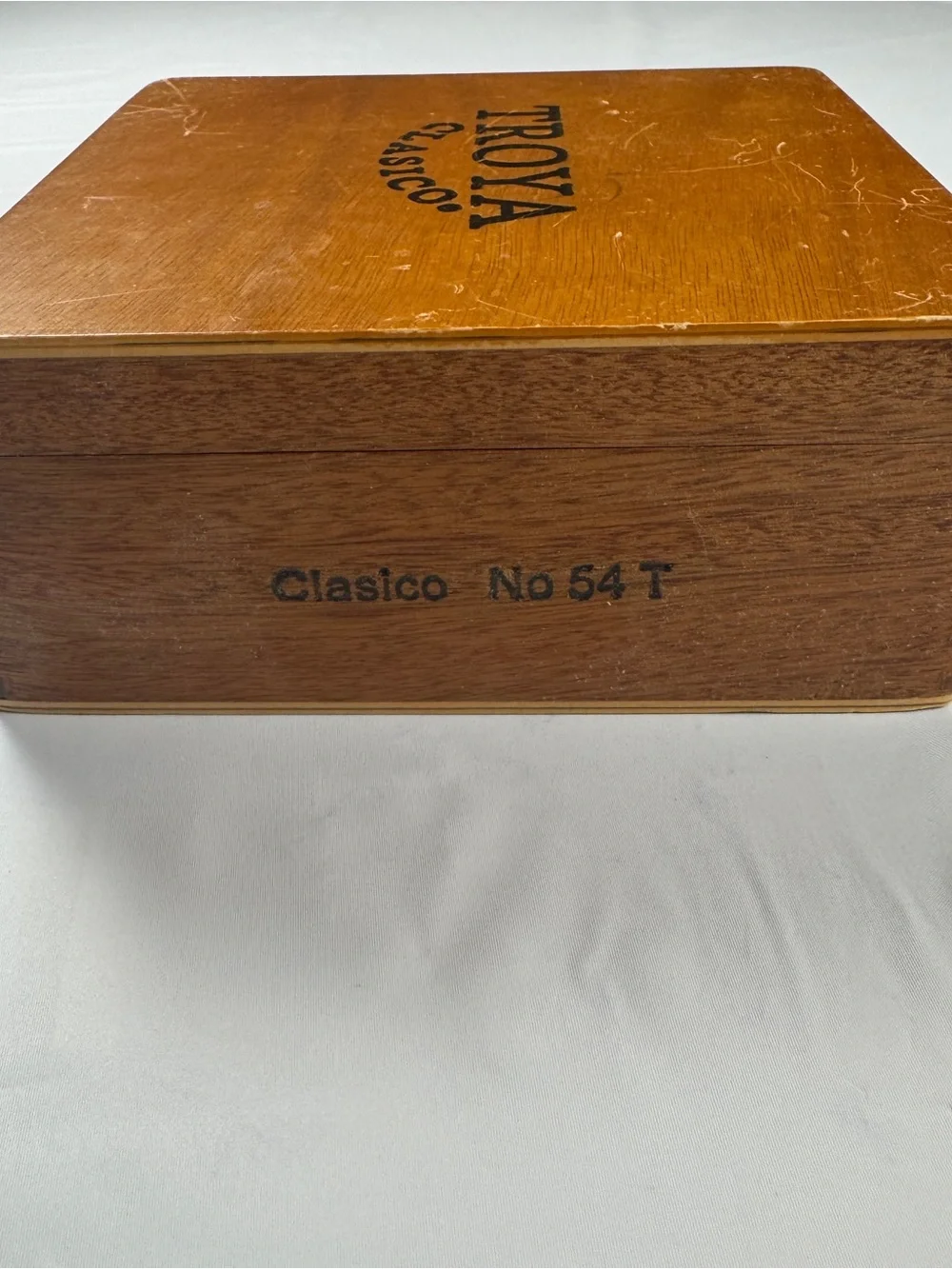 ✨ Rare Limited Ed Troya Clásico May 2009 Empty Wooden Cigar Box 🪵 ✨